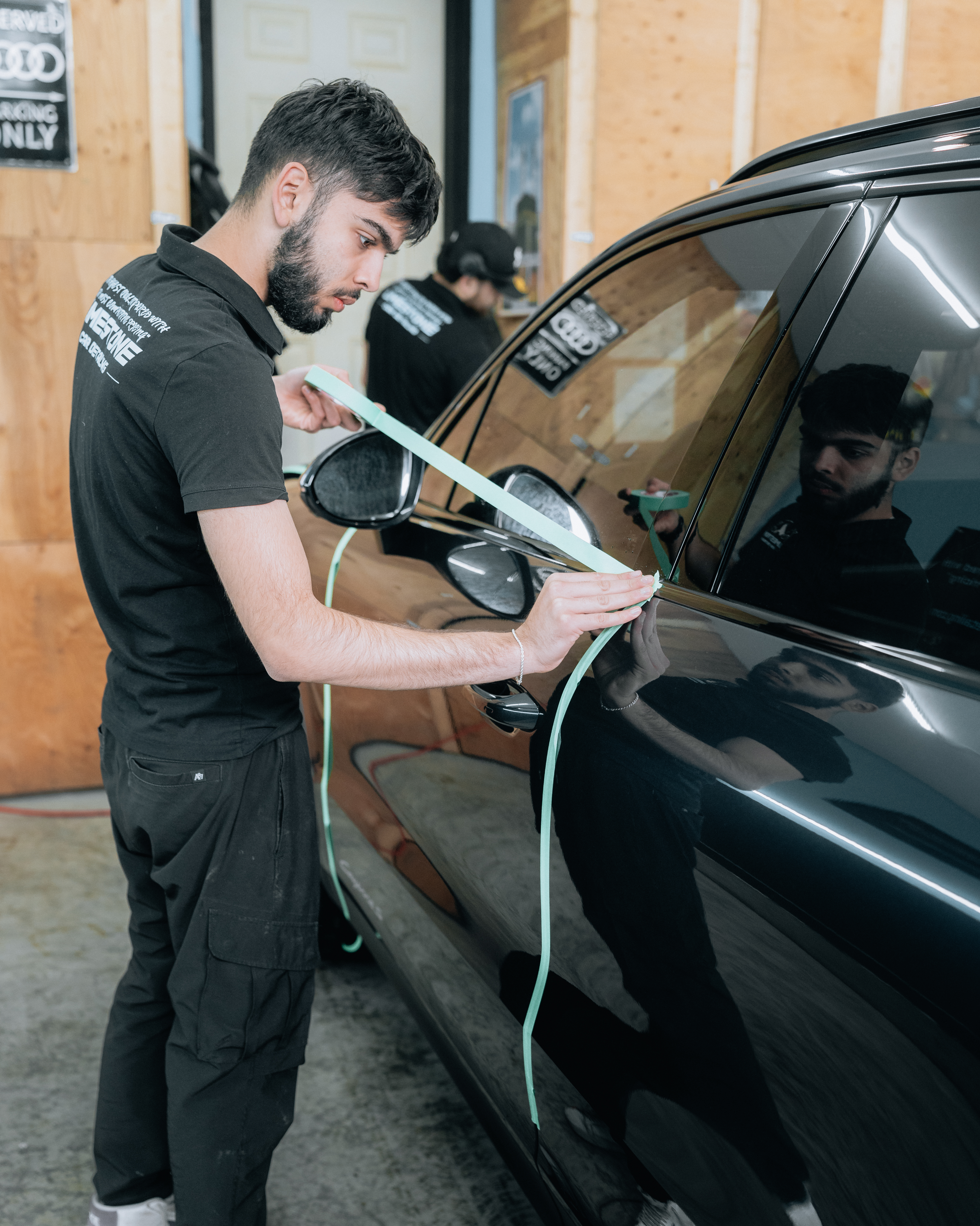 Professional car detailing - Paint protection application