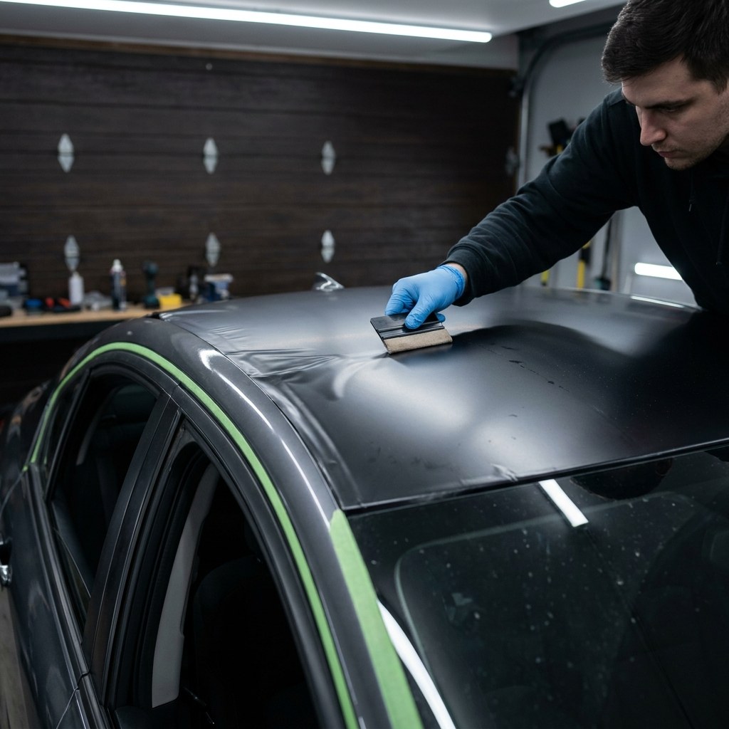 Roof wrap application